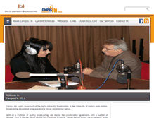 Tablet Screenshot of maltauniversitybroadcasting.com